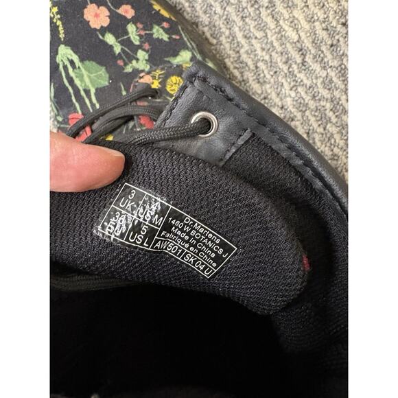 Dr. Martens Kids Girls Canvas Floral Boots Shoes Size US 4 - Picture 6 of 7